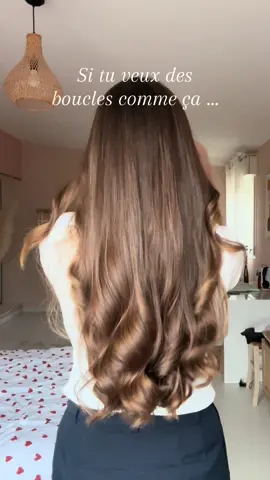 Meilleure méthode pour des boucles qui durent longtemps 🤎#hairstyletutorial #tutocoiffure #curlingiron #hairtok #curlinghairtutorial 