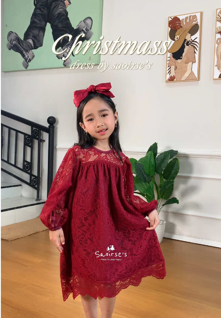 Ga lama lagi nih hari natalnyaa🎄🤶 Bunda udah siapin belum dress natal buat si kecil? Siapin mulai sekarangg bundd😍 Bunda bisa langsung cek profil Saoirse’s, ada banyak dress-dress cantik yang bisa jadi pilihan si kecil🫶🏻 | dress natal anak | dress merah natal | dress pesta anak | #fylpシviralシ #dressnatal #dressnatalanak #dressmerah #dresspestaanak 