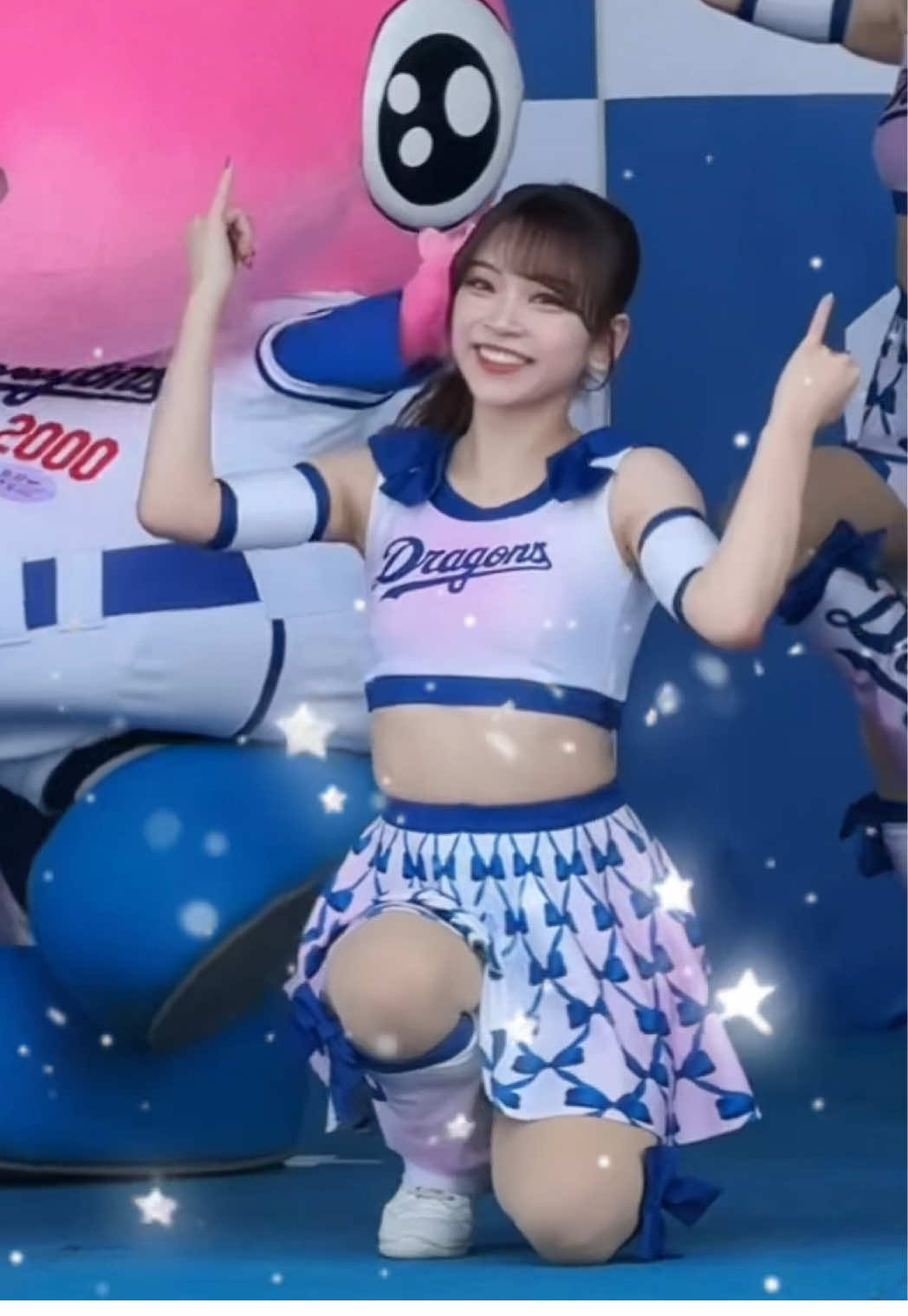 本当に可愛い可愛い可愛い〜っ😭✨💖なめいちゃん✨ めいちゃんの可愛さが たくさん伝わりますように💭 #チアドラゴンズ #チアドラゴンズ2025 #チアドラmei #バンテリンドーム 