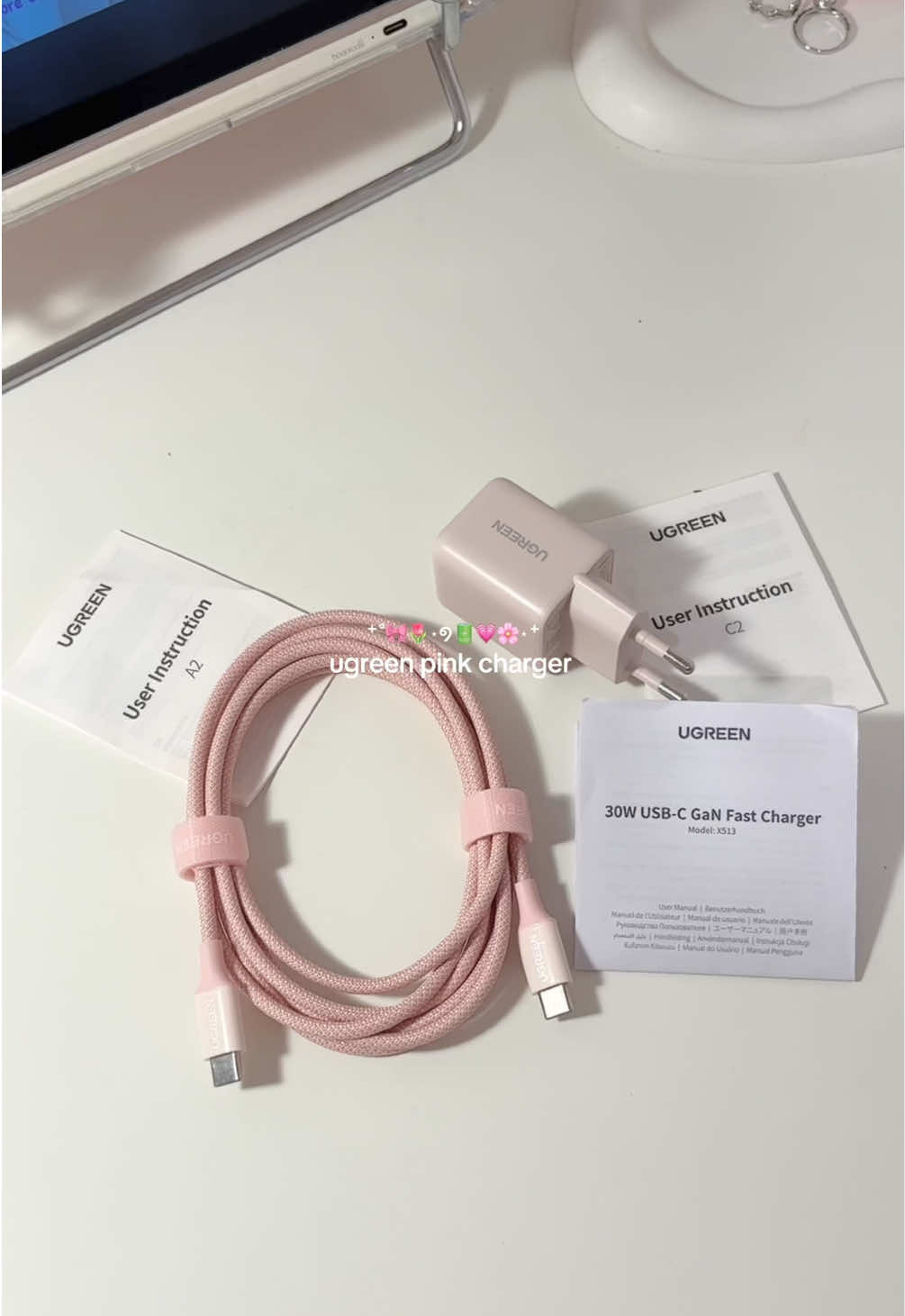 🌸💗✨ #charger #chargeriphone #chargerfastcharging #chargerforiphone 