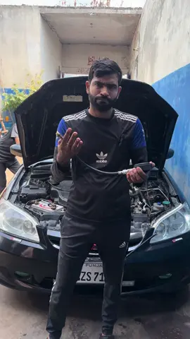 Engine Cylinder Pressure Check With Pressure Gauge #engine #cylinder #pressure #gauge #carrepair 