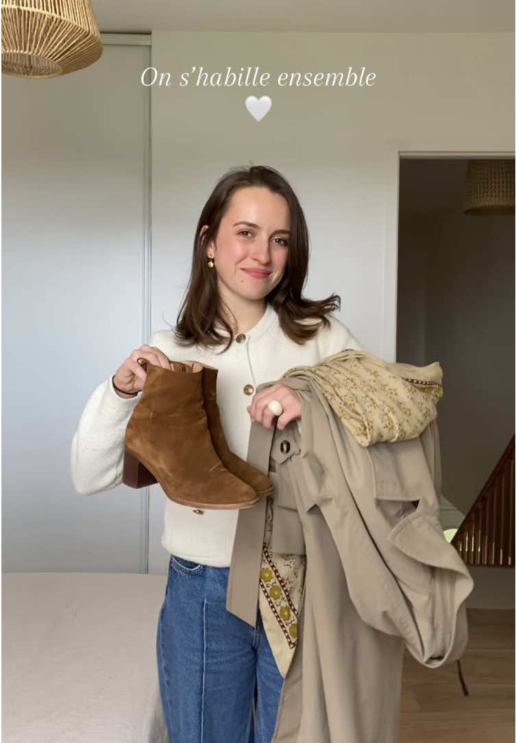 On s’habille ensemble avec cette tenue pépite pour l’automne 🐻 #onshabilleensemble #OOTD #tenuedujour  @ZARA @La Redoute @H&M @Sézane @polene_paris @Soeur Paris 🤎