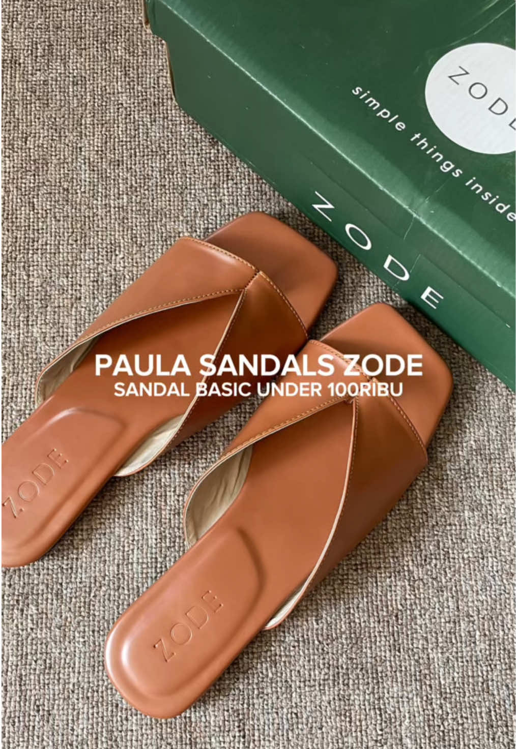 Sandal paling nyaman si ini #zode #sandalwanita #sendalzode #sendalempuk #sendalteplek 