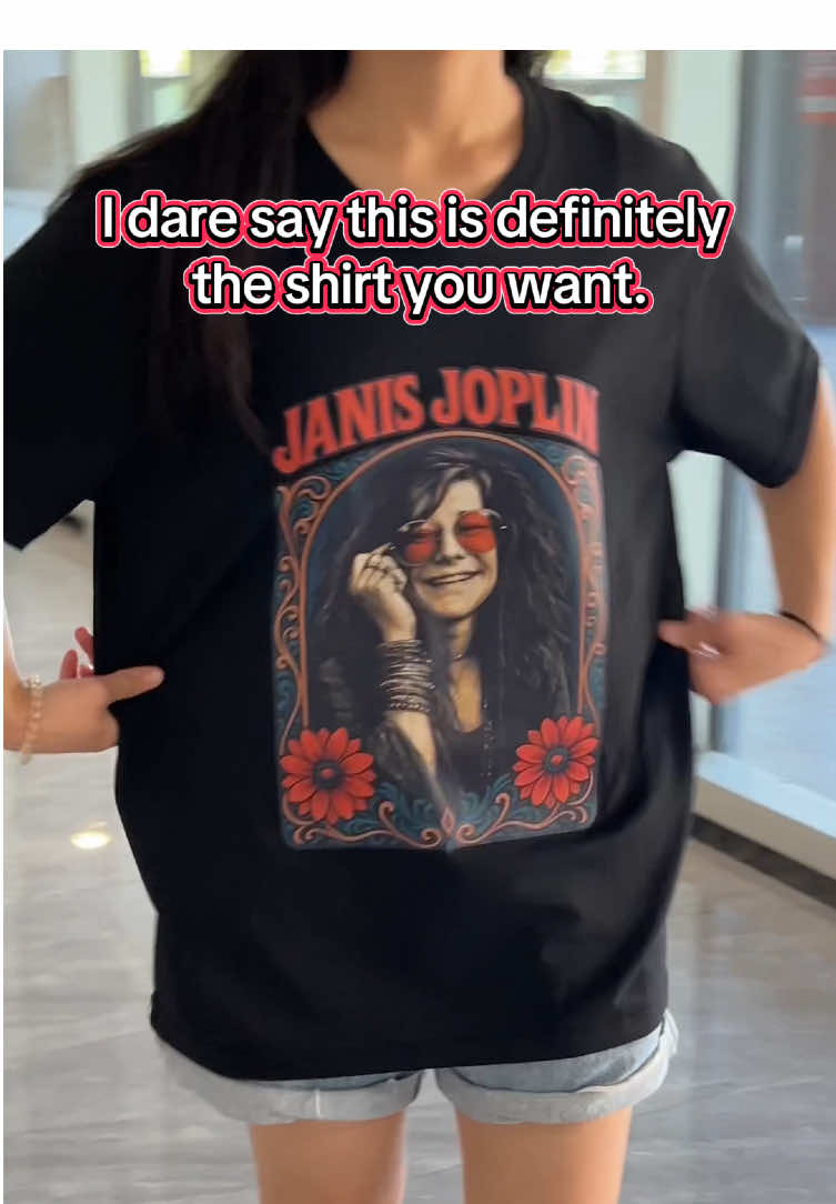 I dare say this is definitely the shirt you want.#janisjoplin #tee #summervibe #christiantiktok #OOTD 