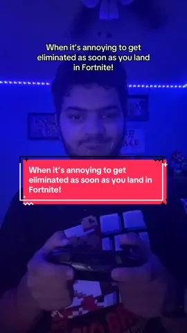 When it’s annoying to get eliminated as soon as you land in Fortnite! #gaming #supermario #zelda #nintendo #fortnite 