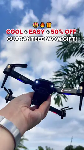 Gift giving = WINNING! 🎁 This drone is the ultimate present. It's a guaranteed crowd-pleaser for any occasion. Plus, at 50% OFF, you look like a genius. 🧠 #PerfectGift #GiftIdea #Gift #ChristmasGift #birthdaygift 