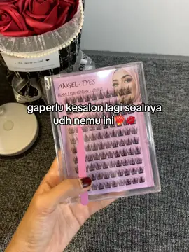 akhirnya pasang bulu mata segampang ini sat set #bulumatatanpalem #eyelashes 