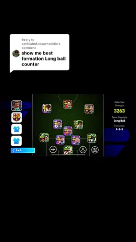 Replying to @sayhiwhoknowwhenidie #checkthisformation #efootball #4312 #defaultformation #thelearner19 