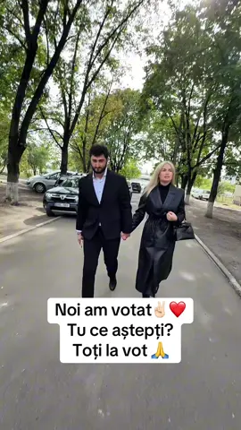 Noi am votat✌🏻❤️ Tu ce aștepți? Toți la vot 🙏 #floresti #moldova #alegeri2025 @mihaela_mocanu 