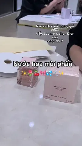 Nước hoa mùi phấn : Top1 Narciso lùn ✨🌷🎀🫧☁️🍒✨#clien #narciso 