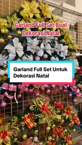 Rekomendasi Garland Natal Full Set buat sahabat Kristiani Selamat Menyambut Peringatan & Perayaan Natal. Semoga Damai Natal Menyertai Kita Sekalian “Merry Christmas and Happy New Year”. #GarlandNatal #Fullset #aksesorisnatal #Natal2025  #Garlandnatalfullset 
