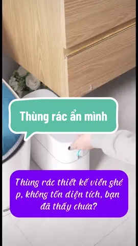 Nhà nhỏ không lo bừa bộn 🚮 Thùng rác khe hẹp – gọn gàng, sạch sẽ, đặt đâu cũng hợp 😍  #thungrackhehep 