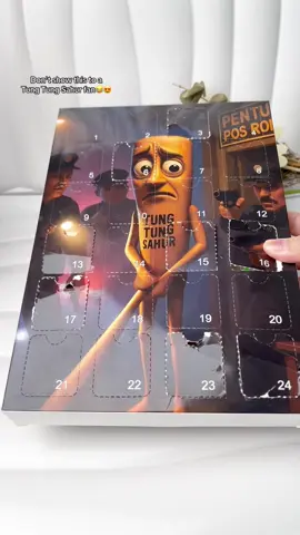 Don’t let them see this..🙈#tungtungtungsahur #toys #globalpick #spotlight #adventcalendar