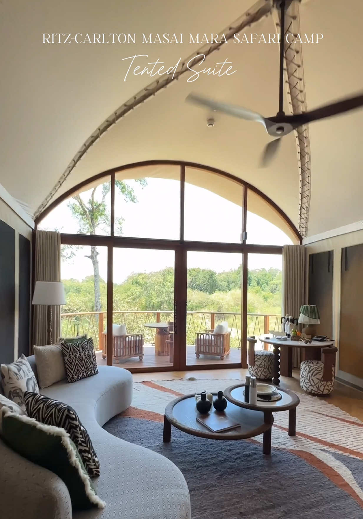 The most luxurious safari camp in the world - Ritz-Carlton Masai Mara Safari Camp #kenya #masaimara #ritzcarlton #africa #safari 