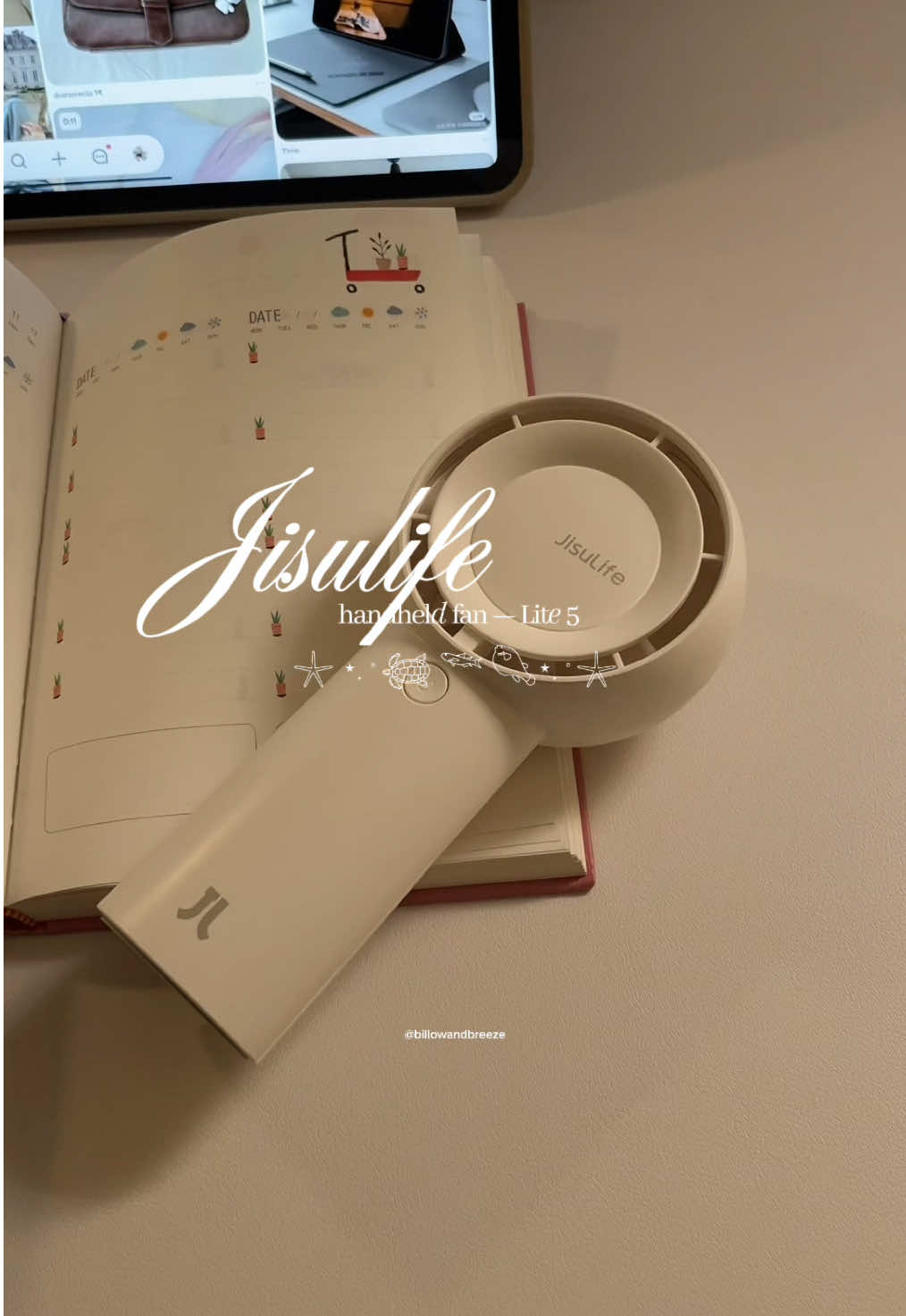 I love the soft sound hindi maingay💌 love  #minifan #portablefan #handheldfan #jisulife