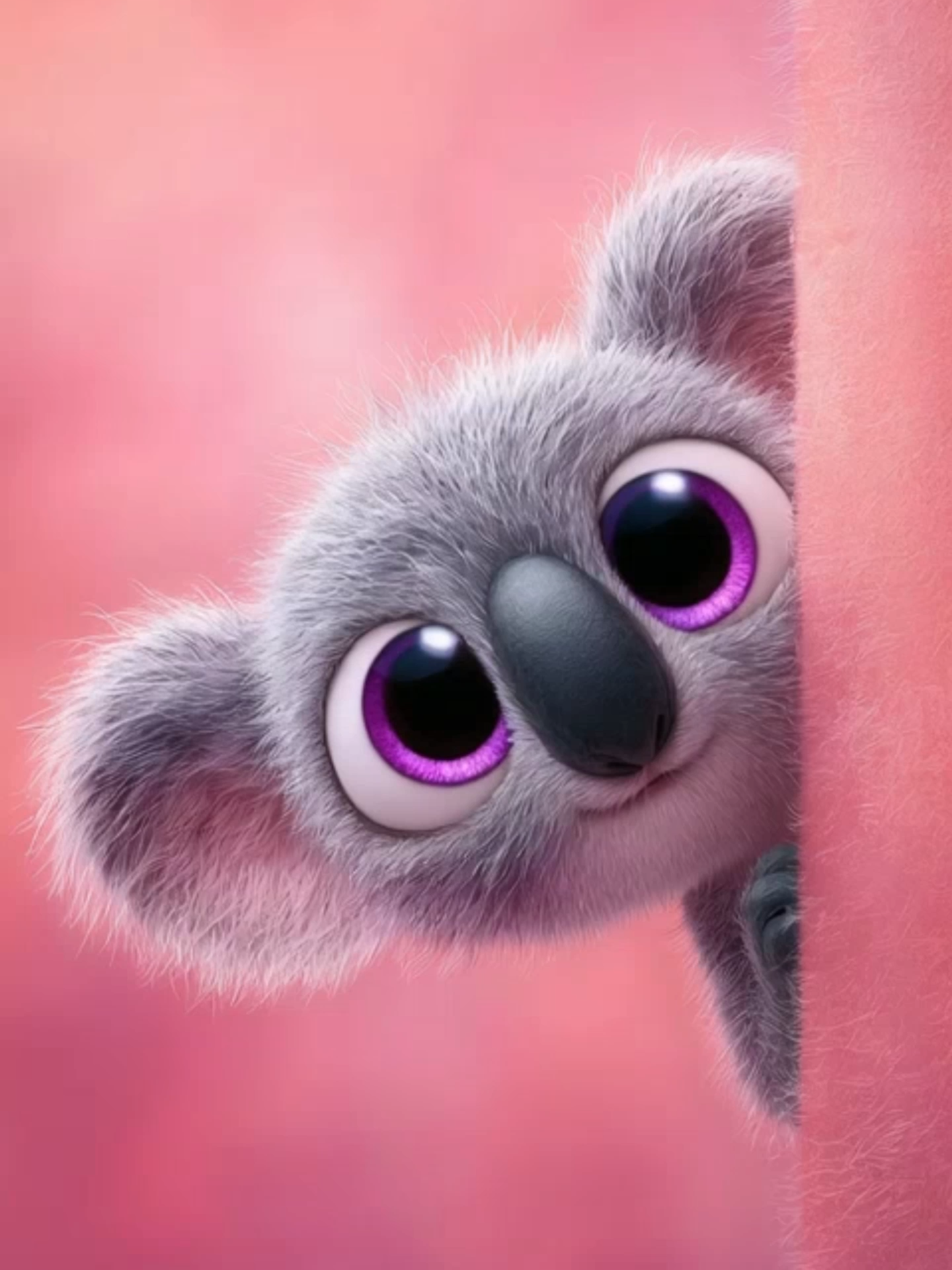 Live Wallpaper | Sweet Koala Surprise 🐨🌹 #cutekoala #flowerforyou #livewallpaper #romanticmood #adorable #rose #feelgoodvibes #blushing #koalalove #aivideo #cutenessoverload #wallpapervideo