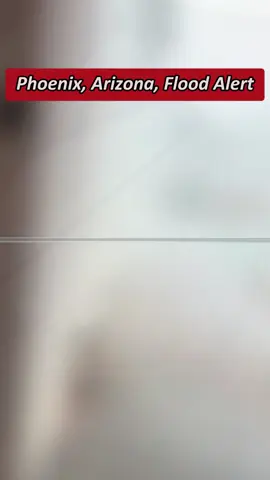 Flooding hits Phoenix, Arizona right now #phoenix #arizona #azweather #rain #flood