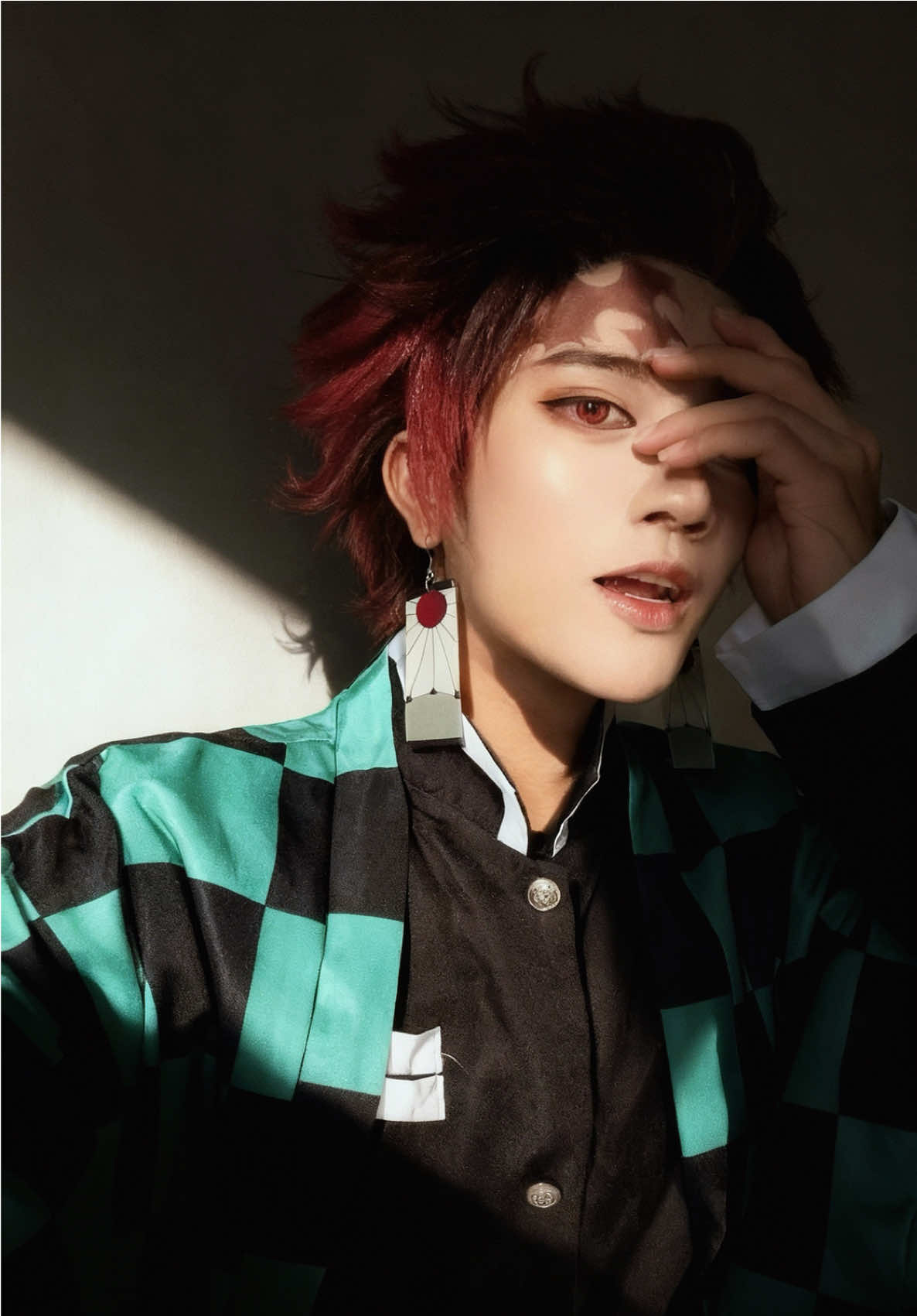 Nghiêm cở này đc chưa e…🌝 #mrvirgo #cosplay #tanjirocosplay #demonslayercosplay 