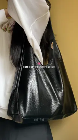 soft leather bag for college reco! #softleatherbag #for #college #shoulderbag #forwomen #bagtok #fyp #trending 