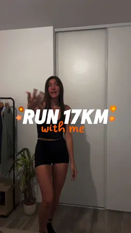 Long run of the day: 17 km 💫  and the craziest part ? I got an unplanned speed boost when someone started following me…  men … mind your business xx #runnergirl #tra#trainingmarathonr#viraltiktokr#marathondiariesurseapied 