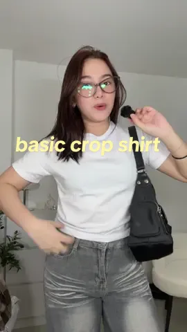 ganda talaga ng tela!💯🥰  #basictop #cropshirt #plaintop #lifeline #basicoutfit 