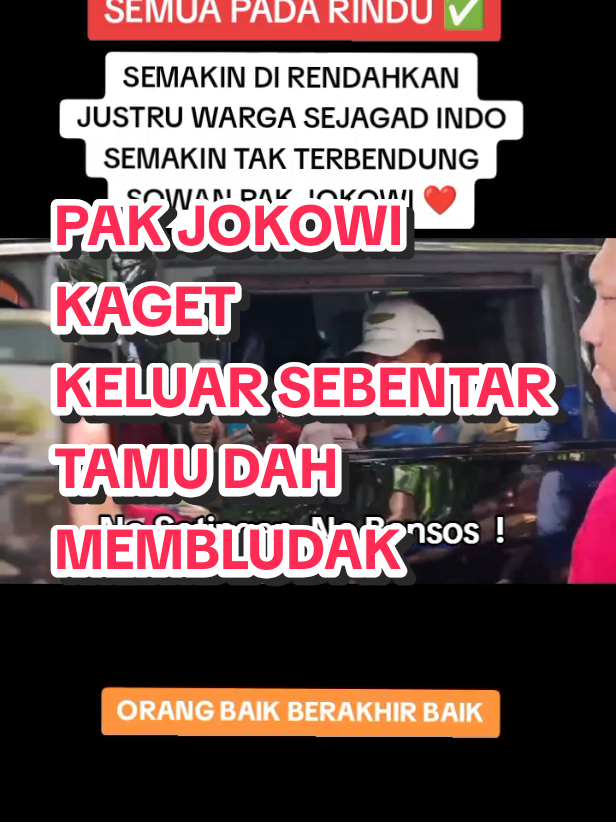 Pak Jokowi Kaget Keluar Bentar Tamu Dah Membludak #jokowi #pakjokowi #jokowidodo #solo #fyp @ARSITA 