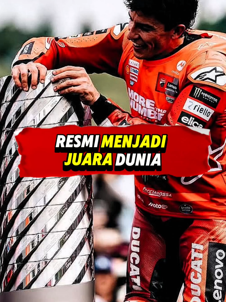 Marc Marquez Resmi Jadi Juara Dunia MotoGP 