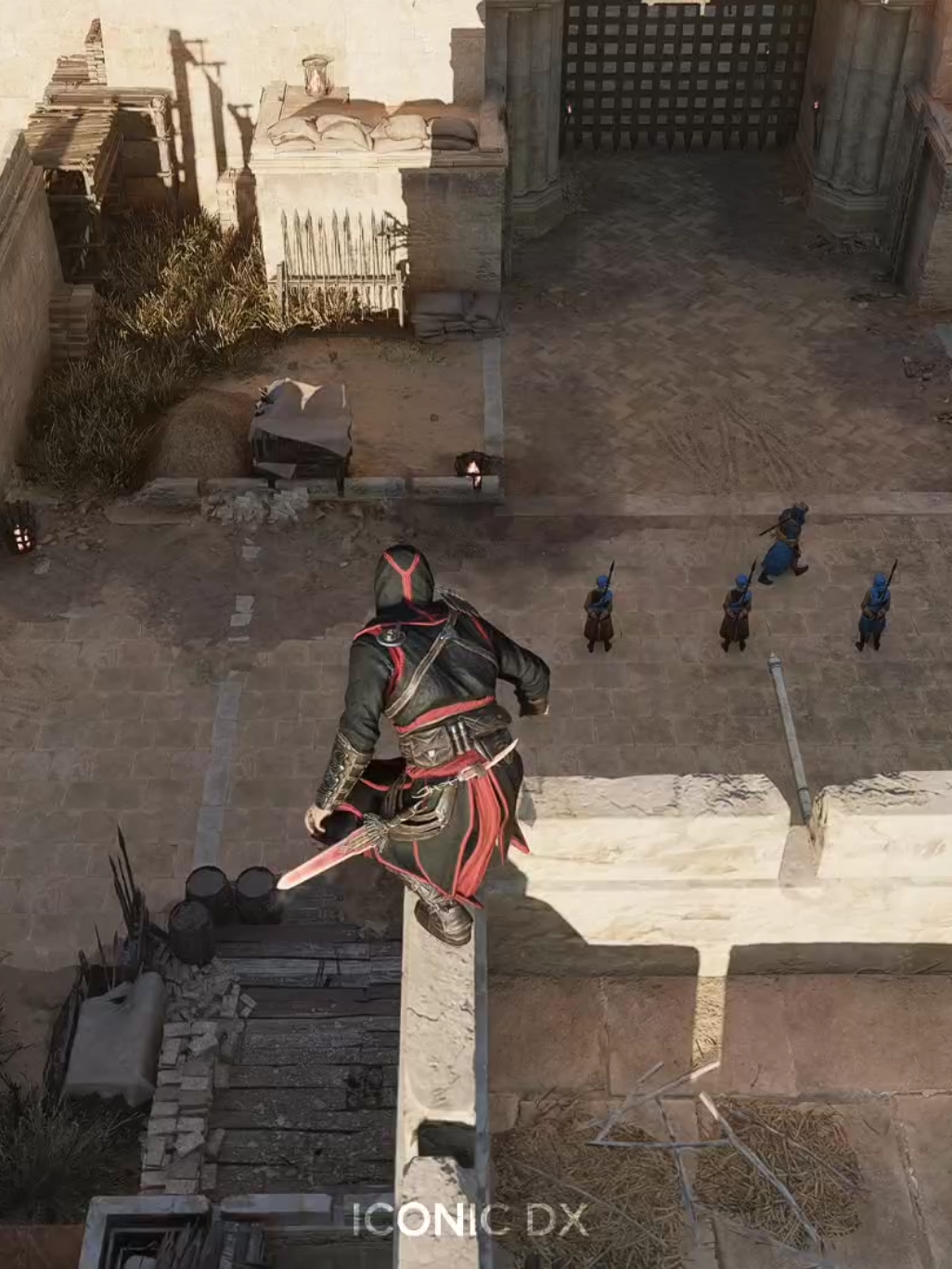 Black Altair infinite throwing knife teleport Stealth Kills 💀🔥 #acmiragebasim #badassstealthkills #teleporting #modernassassin #baghdad🇮🇶 