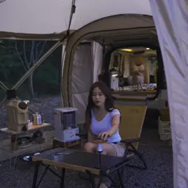Pretty girl Relaxing camping in nature. Safe overnight stay in your car #girlcamping #camping #Outdoors #asmr #relax 