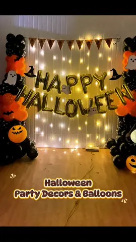 Halloween Party Balloons and Decors 🎃👻💀🕷️🕸️ #halloweenparty #halloween #halloweenballoons #happyhalloween #halloweendecor 