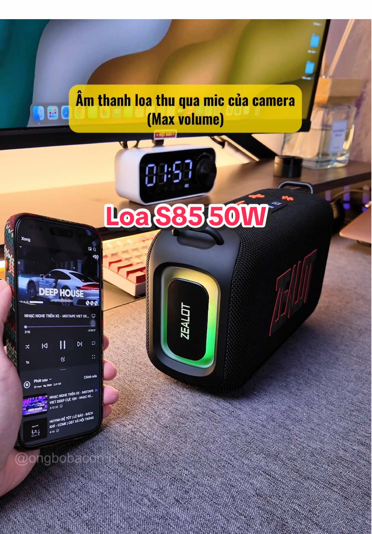Loa xịn nghe nhạc đã thực sự #ongbobaconreview #LearnOnTikTok 