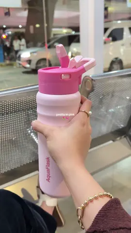 wala na, naadik nalang talaga sa fenk 🥲 #aquaflask #aquaflaskph #tumbler #pinktumbler 