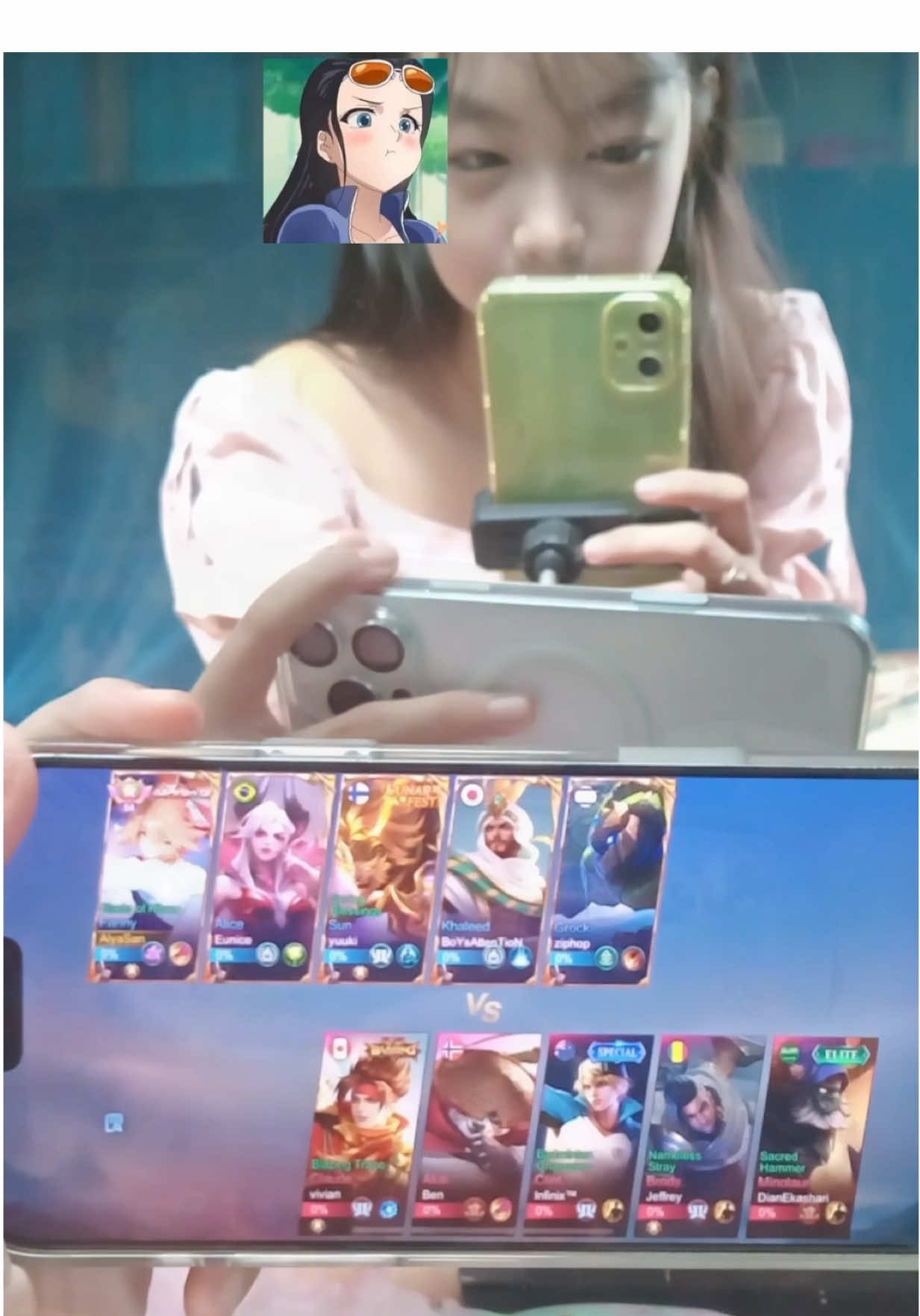 😊ဖ င် နီ#mlbbcreatorbase #mlbbfanny #MLBB #gameplay #fypageシ 
