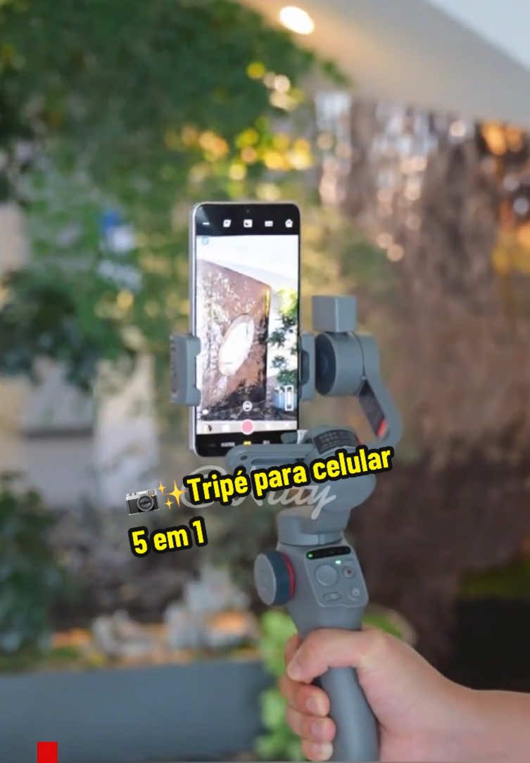✨🤳📸tripé 5 em 1 para celular ideal para gravar seus vídeos em alta qualidade vem com microfone ring light e o mais vendido do Tiktok shopping #tripe #tripedecelular #suporteparacelular #tiktokshop #venda 