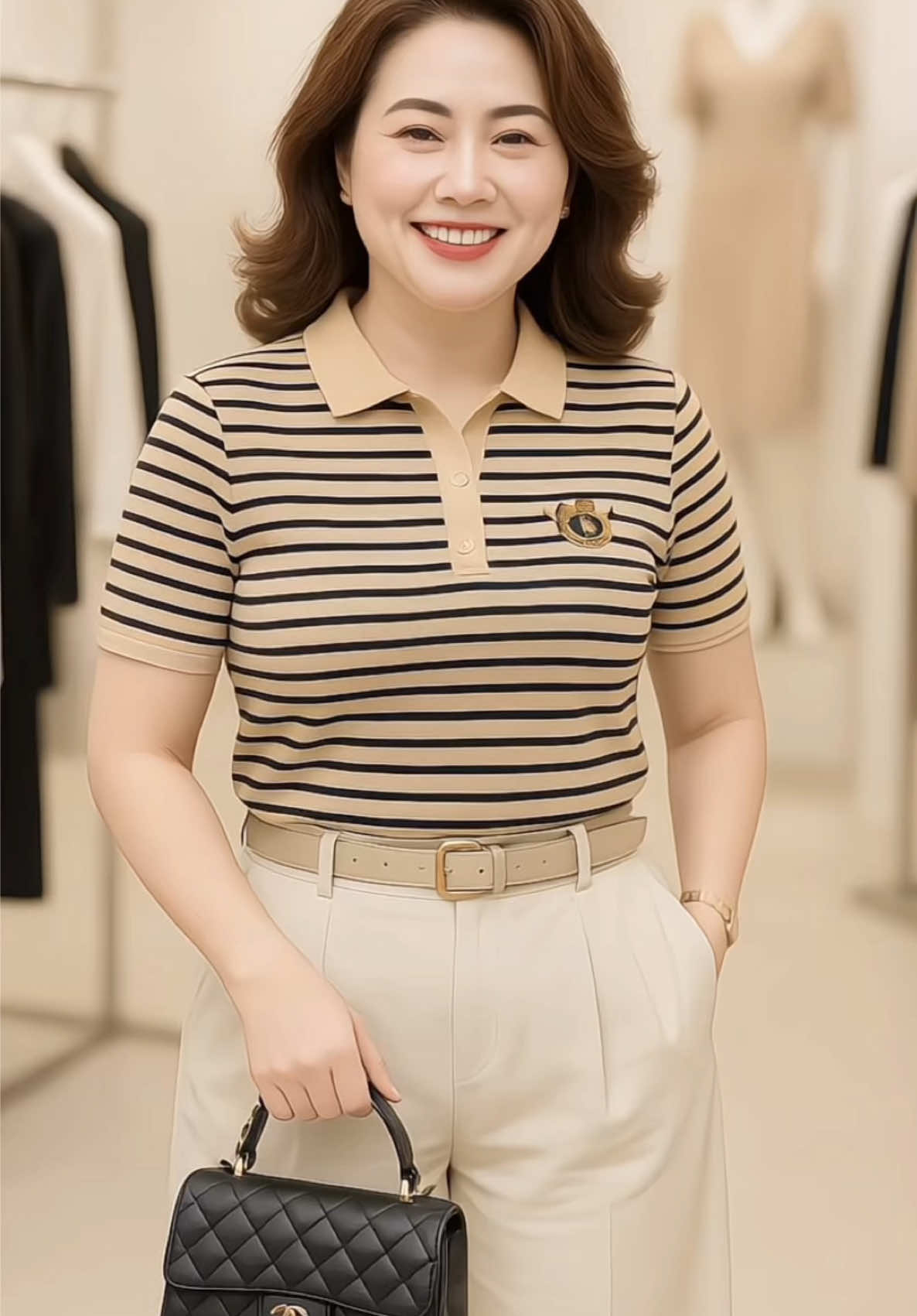 Áo thun bigsize hợp nhiều độ tuổi, nhiều vóc dáng #thoitrang #thoitrangnu #aothun #aothunnu #aothunbigsize 