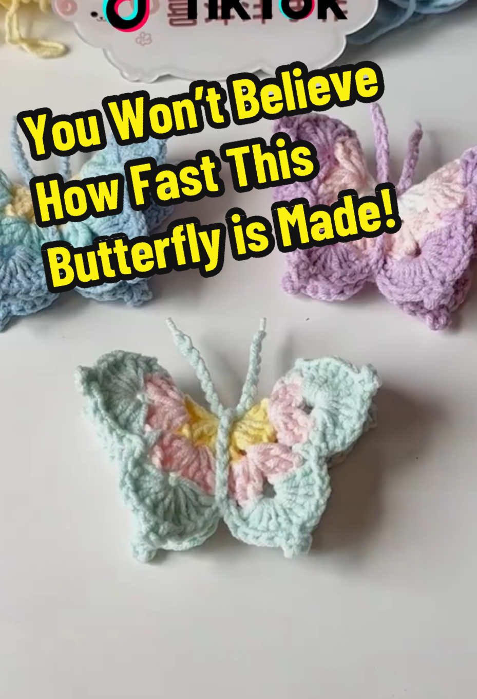 Description: “Make this adorable little butterfly in just 15 minutes! 🦋 Perfect for beginners and a cute addition to your crochet projects. Quick, fun, and easy to follow!” crochet butterfly, beginner crochet, kawaii crochet, DIY crochet, cute crochet, crochet tutorial, handmade craft, fast crochet project, crochet gift idea, yarn crafts, crochet for beginners #CrochetButterfly #DIYCrochet #BeginnerCrochet #CuteCrochet #QuickCrafts