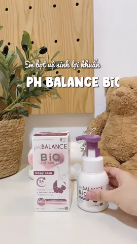 Bác nào sau sinh đang gặp tình trạng giống mình thì thử ngay em bọt vệ sinh PH Blance Bio này nha #pHbalance #botvesinh #bio #ddvs #taitaomiendich 