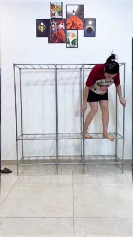 Tủ quần áo khung thép chốt thép#tuquanaokhungthep #tuquanao #tuvaikhungthep #mahuyn5 