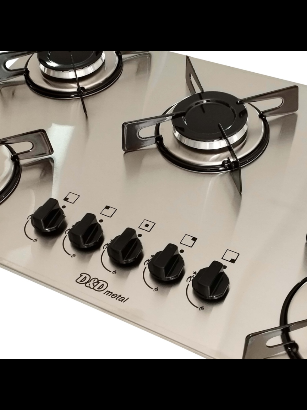 Dê uma olhada em Fogão cooktop a gás 5 bocas inox 304 por R$559,00. Compre na Shopee agora!