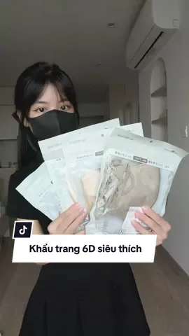 Em này đeo đẹp mà dễ chinu lắc các bác ạ #hoaihayho #reviewdogiadung #khautrang #khautrang6d #unicare 