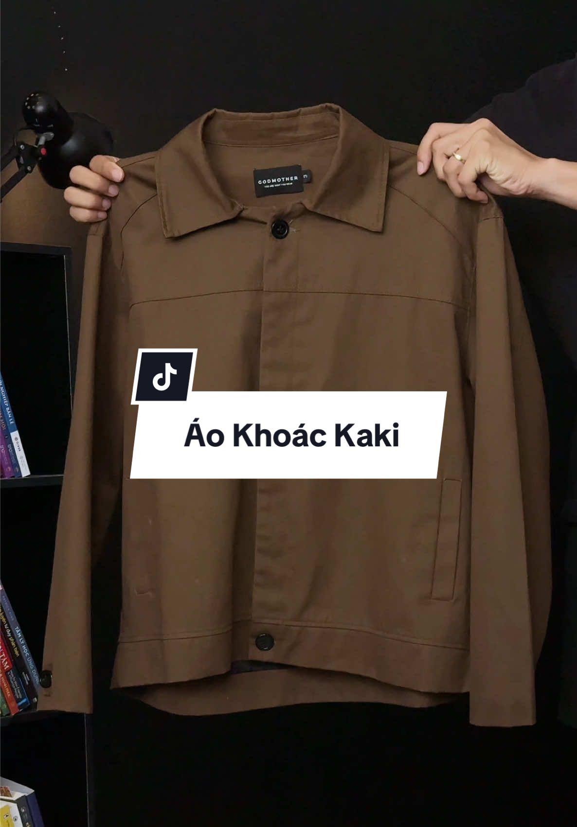 Áo Khoác Kaki Có Cúc GODMOTHER #xuhuong #outfit #macdepmoingay #aokhoac #aokhoackaki 