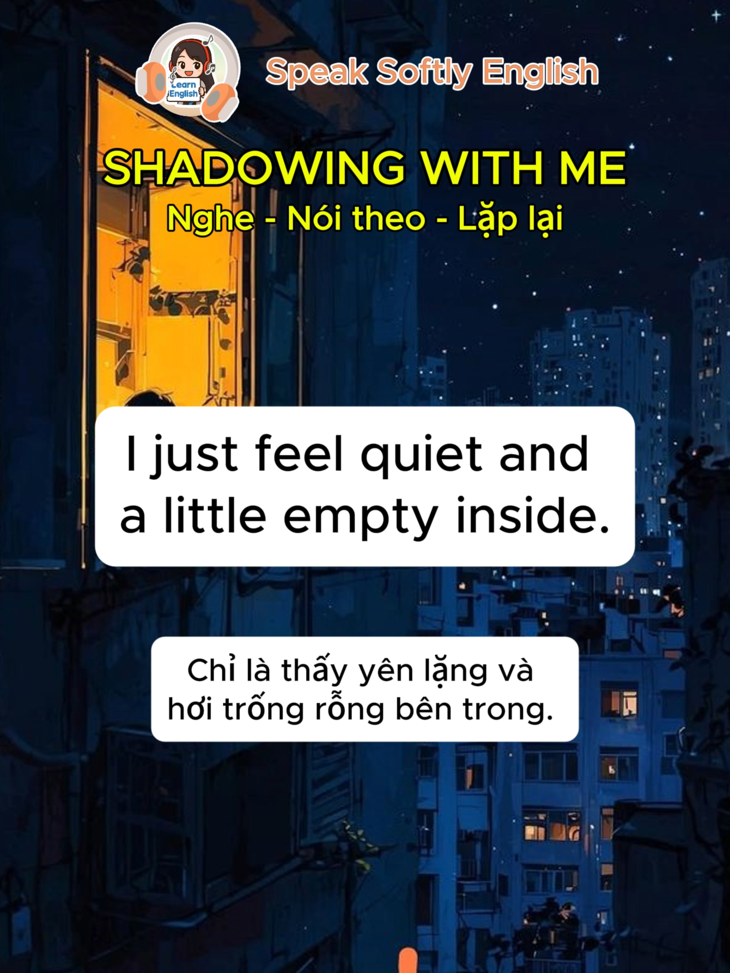 Học tiếng Anh bao nhiêu năm mà không giao tiếp được, hãy vào kênh #speaksoftlyenglish học theo phương pháp #shadowing để cải thiện các phát âm, luyến giọng như người bản xứ nha #hoctienganh #luyennoitienganh #shadowingenglish  #speakingenglish
