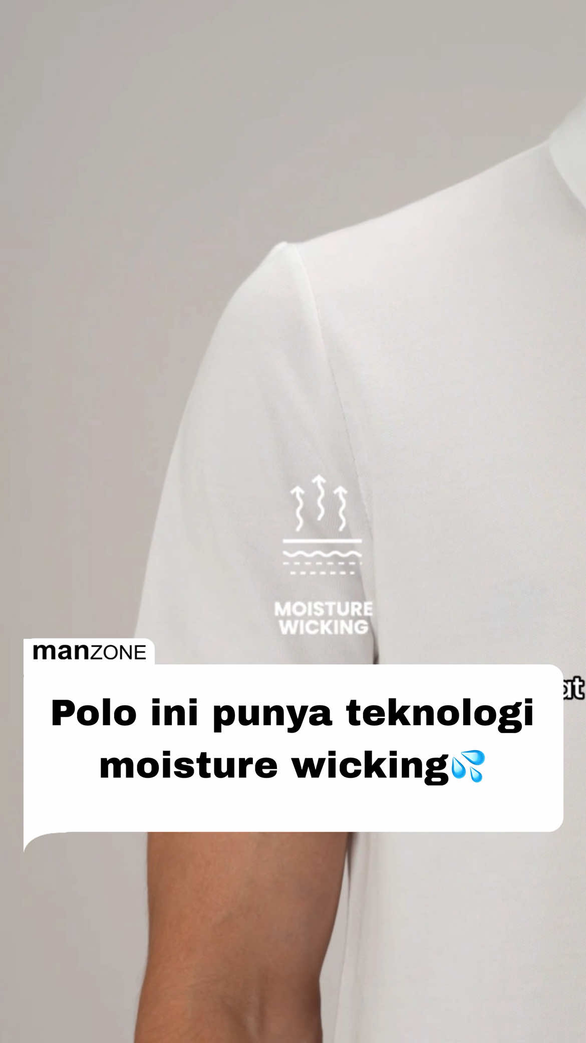 Punya ke unggulan menyerap keringat lebih cepat 😎✨ Cek keranjang kuning sekarang 🛒 #kaosantigerah #kaoskece #poloshirt #fyp #manzone 