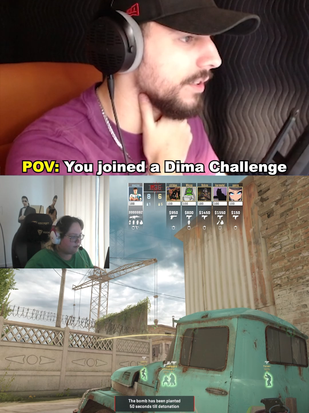 Dima Challenge is harder than a Major!