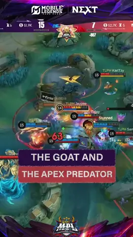 THE GOAT AND THE APEX PREDATOR! #MPLPH #MPLPhilippines #MLBB #MobileLegendsBangBang #EsportsPH  