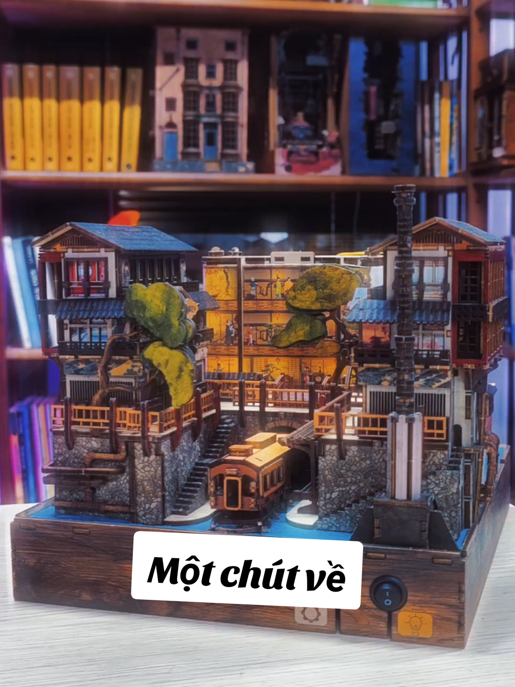 Một chút về book nook Ginzan Onsen #halom #halombooknook #booknook #mohinh #trangtri 
