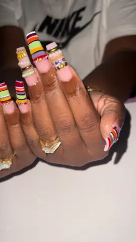 My client grabbed them virtual bangle nails 💅🏾 and I loved doing them these were fun #viralvideos #nailtechlife #naildesigns #chicagotiktok #chicago 
