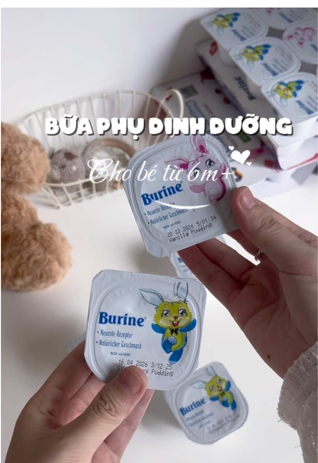 Bữa phụ thơm ngon dinh dưỡng cho con, tiện lợi cho mẹ 💯đ nè #burine #puddingburine #andamcungbe #youngmom #fyp 