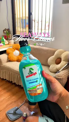 Shine and protect your home everyday! 🏡✨ @Seaways_Philippines Floor Cleaner, tanggal dumi at germs + citronella freshness para insect-repelling pa. 🌿 #MommyIveng #seaways #floorcleaner #floormop #musthave 