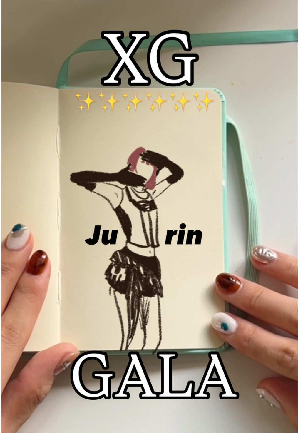 Congrats my girls on first full album✨✨ Can’t spell GALA without GAL 🤍 #xg #xgjurin #gala #alphaz #dancesketch #xgalz #xgalphaz @XG Official 